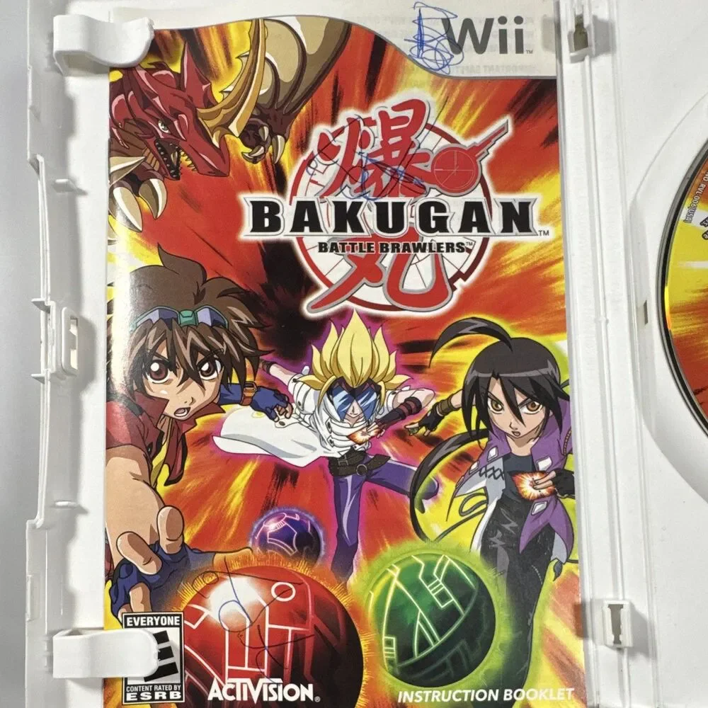 Activision Bakugan Battle Brawlers Nintendo Wii E NTSC-U/C 2009 Manual